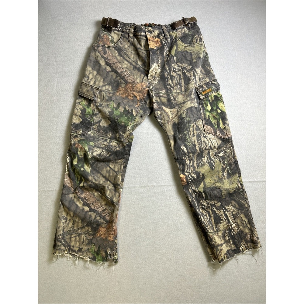 Trail Crest Camo Hunting Size Medium Waist  Slash/side Pockets Zipper